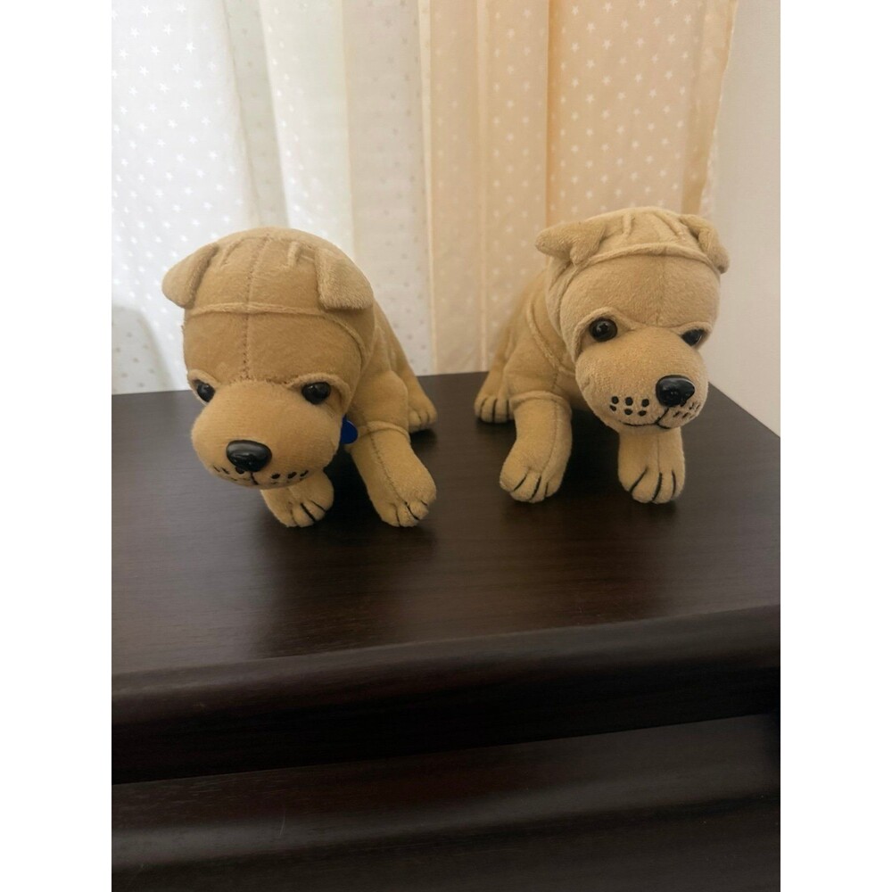 PAYDEN & RYGEL Dogs Sharpei Lot of 2 Stuffed Animal Plush 11”